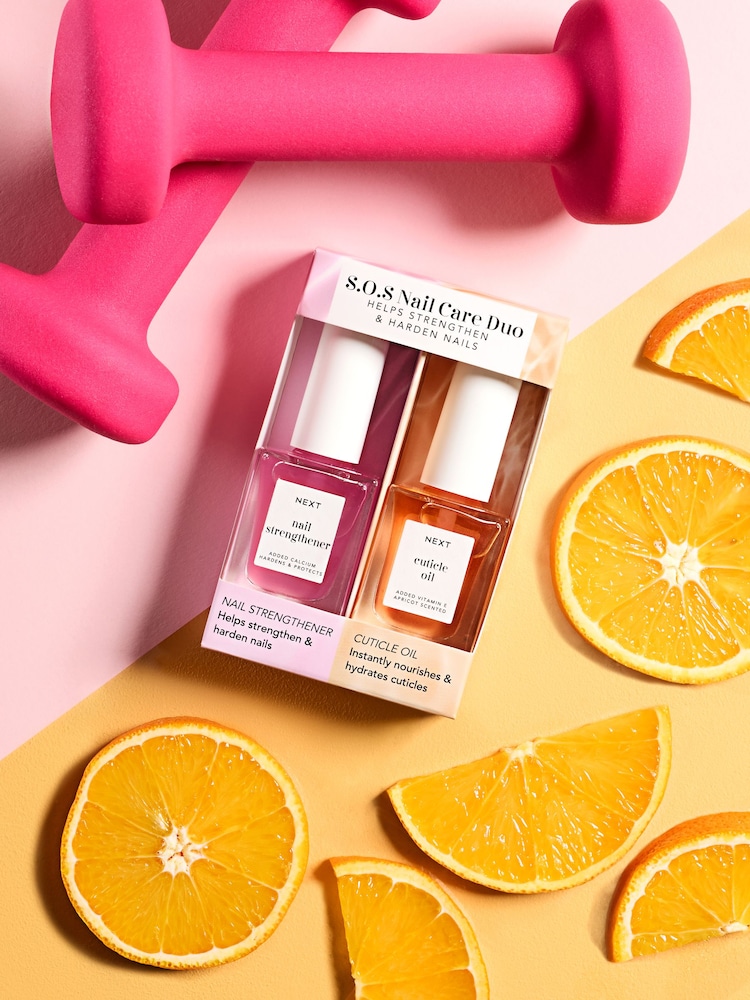 S.O.S. Nail Care Strengthener and Cuticle Oil Set - Image 1 of 5