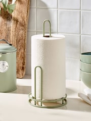 Sage Green Bronx Wire Kitchen Roll Holder - Image 1 of 3