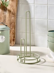 Sage Green Bronx Wire Kitchen Roll Holder - Image 2 of 3