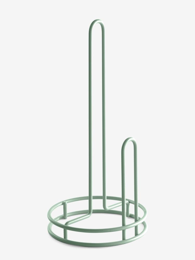 Sage Green Bronx Wire Kitchen Roll Holder - Image 3 of 3