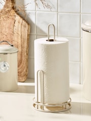 Cream Bronx Wire Kitchen Roll Holder - Image 1 of 3