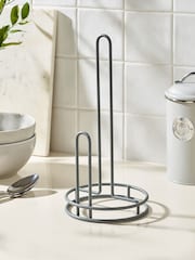 Light Grey Bronx Wire Kitchen Roll Holder - Image 2 of 3