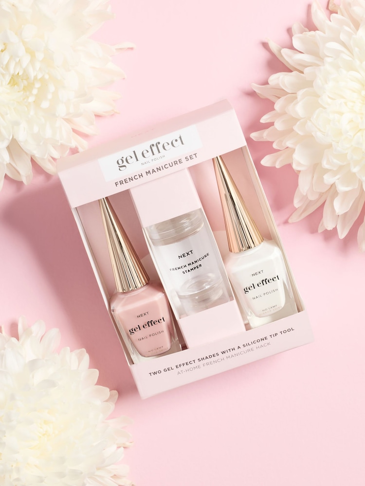 French Manicure Hack Gel Effect Nail Polish Set - Image 1 of 4