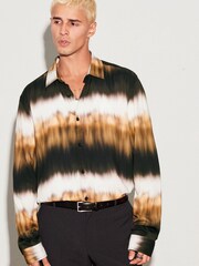 Brown Ombre EDIT Long Sleeve Shirt - Image 1 of 9