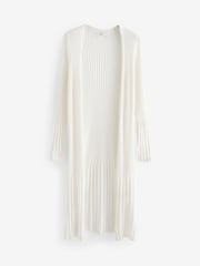 Alb - Longine Lenjerie de pat Rib Cardigan - Image 5 of 6