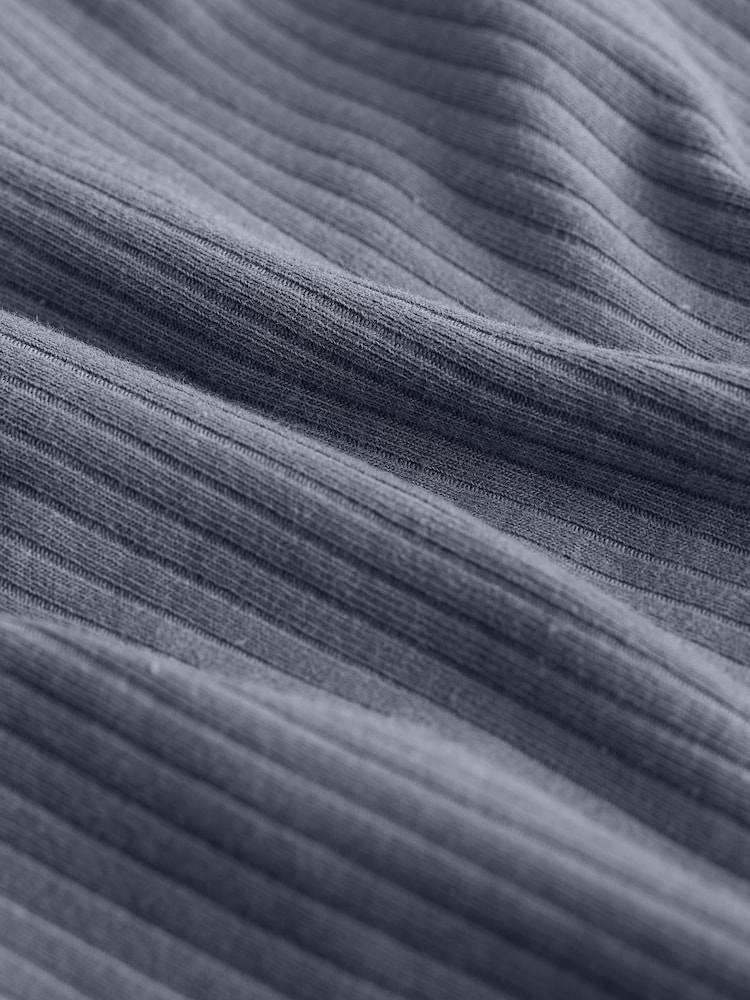 Blue Maternity Tie-Side Nursing Top - Image 8 of 8