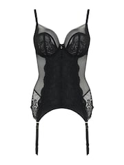 Pour Moi Black Milan Underwired Bodysuit - Image 4 of 5