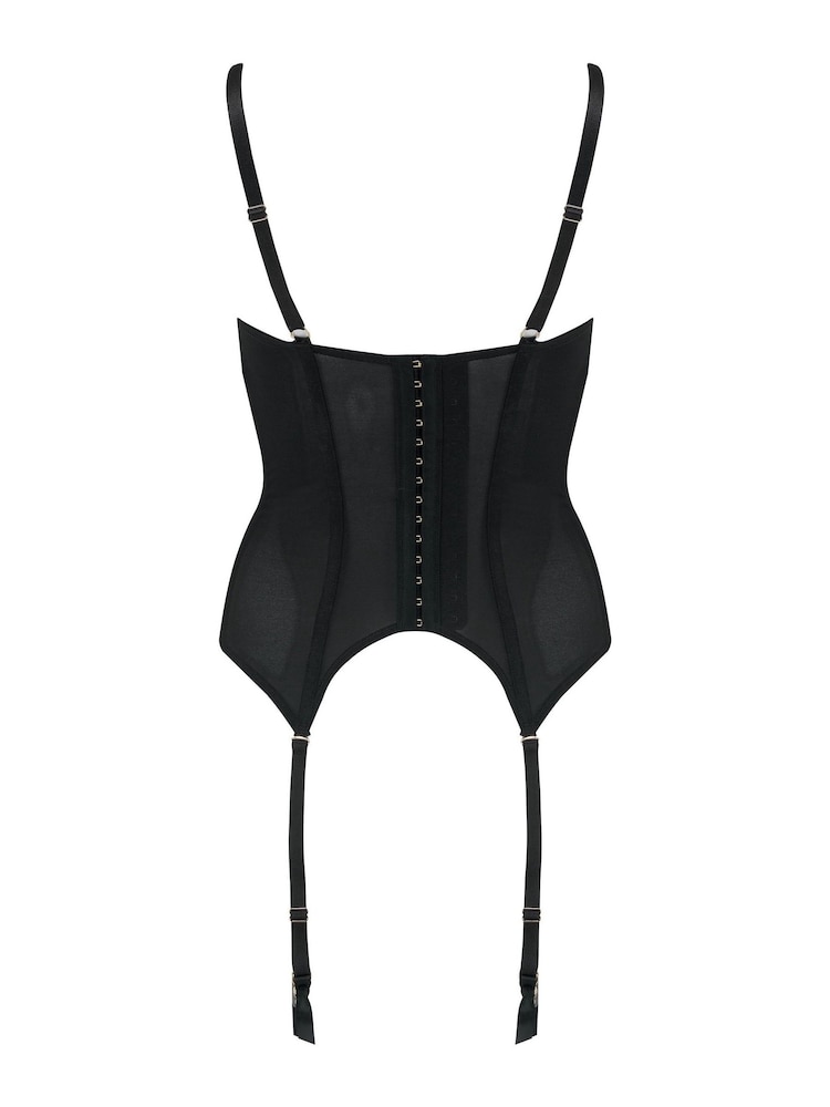 Pour Moi Black Milan Underwired Bodysuit - Image 5 of 5