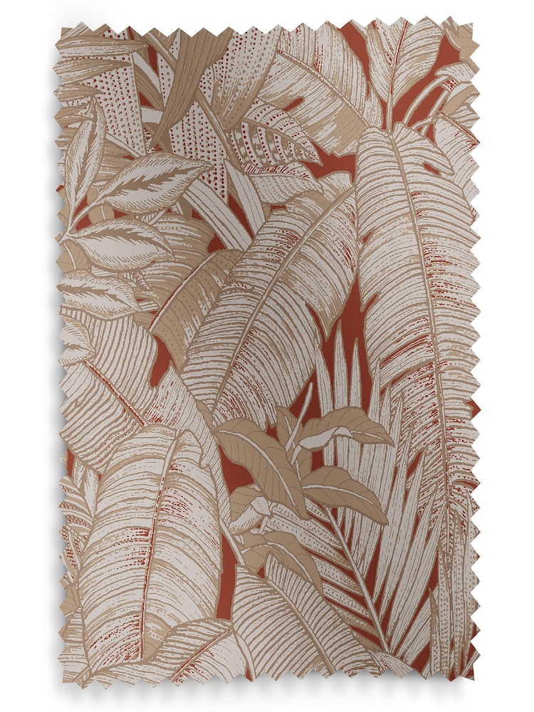 Graham & Brown Alizarin Red Paradys Made to Measure Curtains - Image 8 of 8