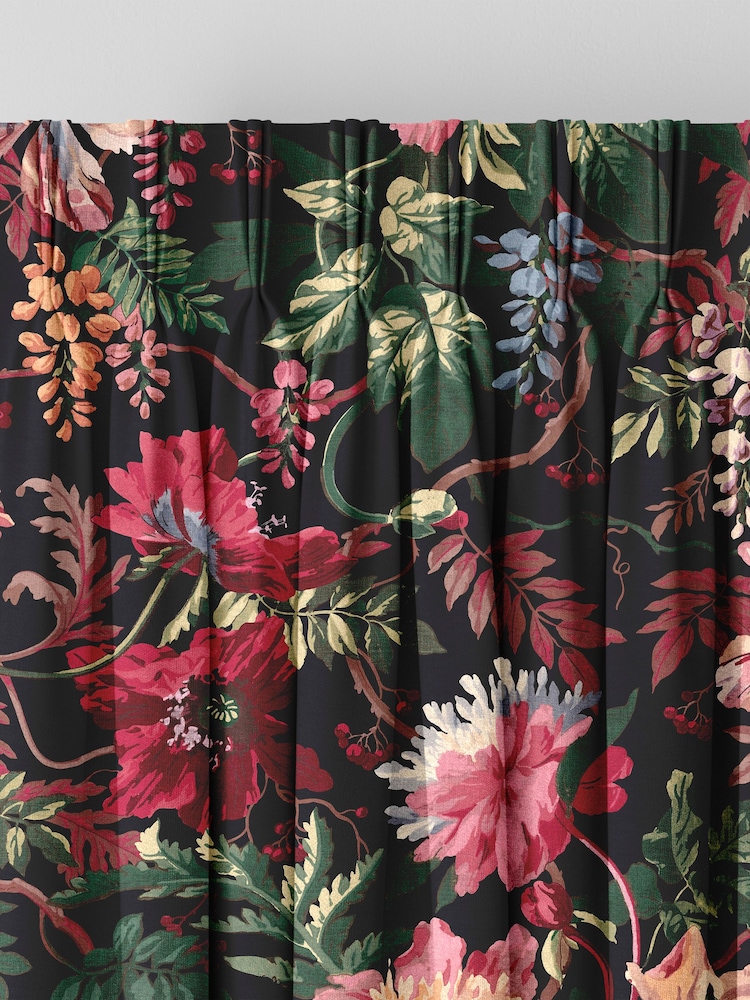 Graham & Brown Black Terrazzo Florenzia Made to Measure 100% Cotton Curtains - Image 2 of 8