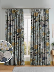 Graham & Brown Cream Morning Glasshouse Flora Made to Measure Curtains - Image 1 of 8