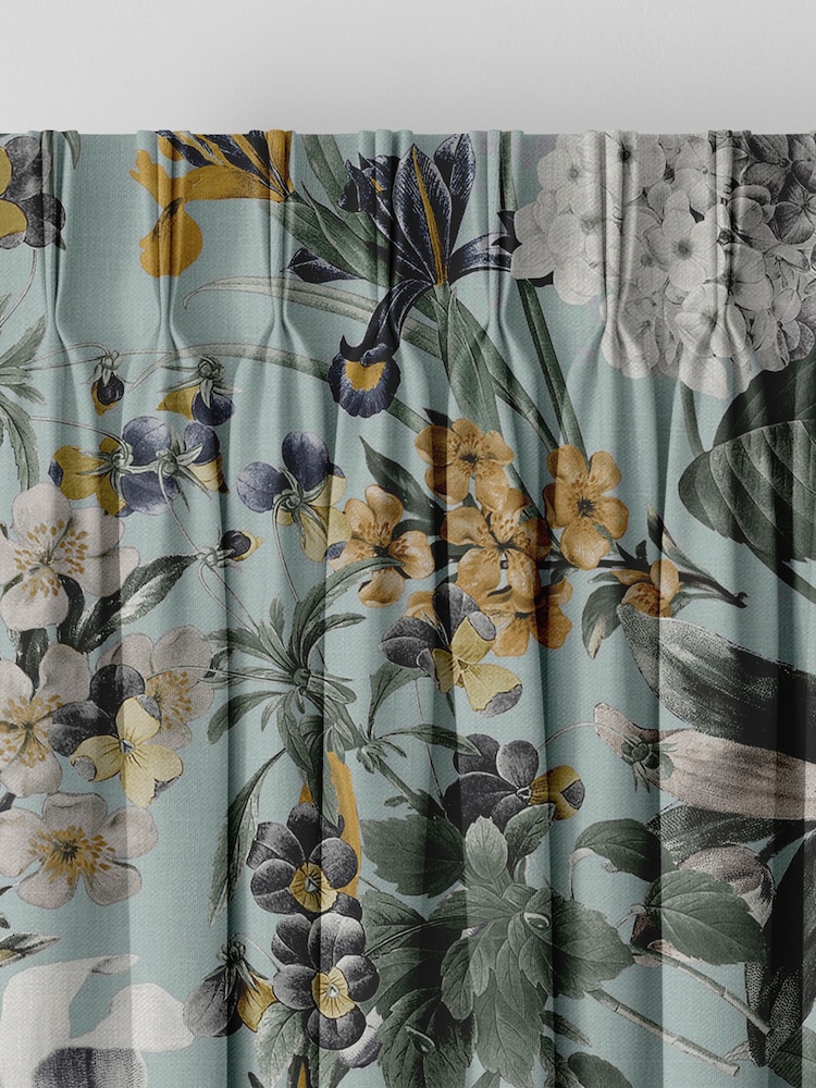 Graham & Brown Cream Morning Glasshouse Flora Made to Measure Curtains - Image 2 of 8