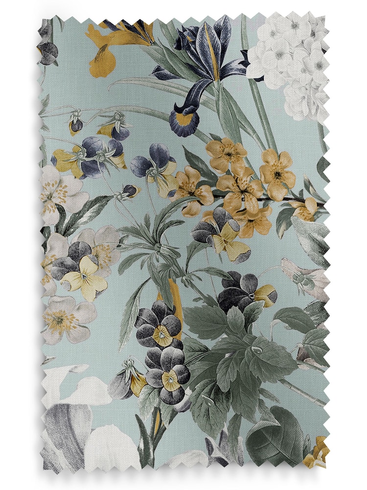 Graham & Brown Cream Morning Glasshouse Flora Made to Measure Curtains - Image 8 of 8