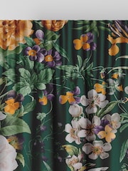 Graham & Brown Black Emerald Glasshouse Flora Made to Measure Curtains - Image 5 of 8
