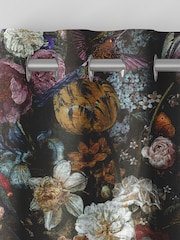 Graham & Brown Black Allure Made to Measure 100% Cotton Curtains - Image 6 of 8