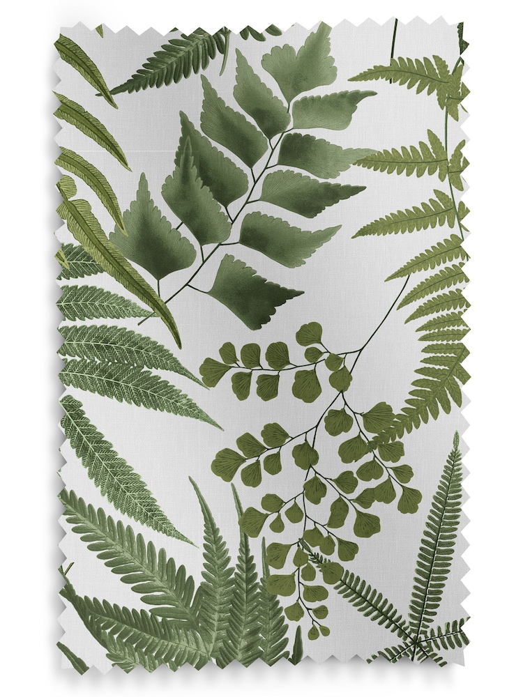 Graham & Brown Black Lush Midsummer Fern Made to Measure Curtains - Image 8 of 8