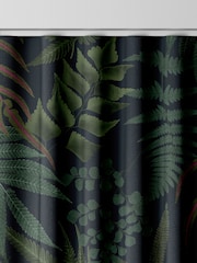 Graham & Brown Navy Midsummer Fern Made to Measure 100% Cotton Curtains - Image 7 of 8