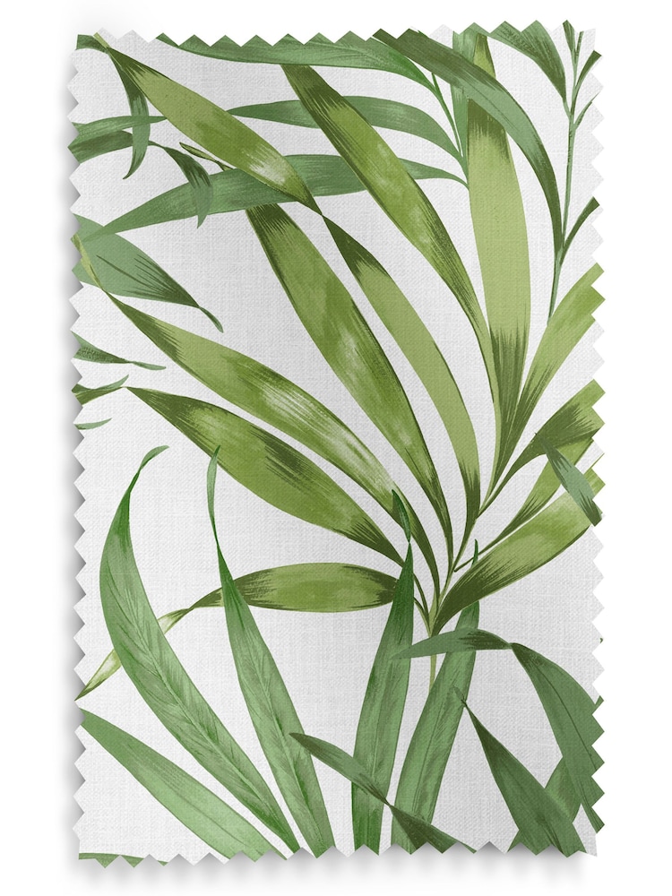 Graham & Brown Lush Green Yasuni Made to Measure 100% Cotton Curtains - Image 8 of 8
