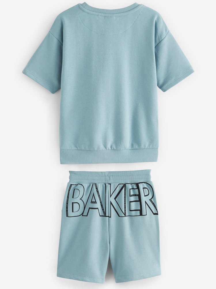 Baker by Ted Baker Letter Sweater and Shorts Set - Image 2 of 4