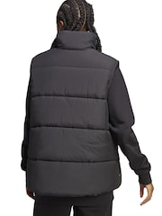 adidas Originals Abstract Animal Print Reversible Black Vest - Image 2 of 8