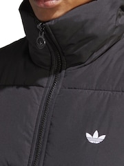 adidas Originals Abstract Animal Print Reversible Black Vest - Image 4 of 8