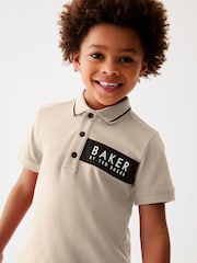 Baker by Ted Baker Nylon Panel Polo Shirt - Image 3 of 9