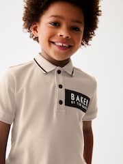 Baker by Ted Baker Nylon Panel Polo Shirt - Image 4 of 9