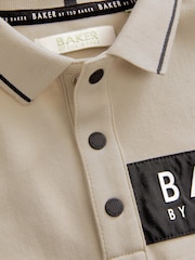 Baker by Ted Baker Nylon Panel Polo Shirt - Image 8 of 9