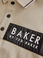 Baker by Ted Baker Nylon Panel Polo Shirt - Image 9 of 9