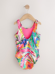 Bright Tropical Scoop Neck Swimsuit (3-16yrs) - Image 2 of 4
