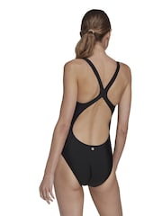 Negro - adidas Traje de baño 3 Bar - Imagen 2 de 7