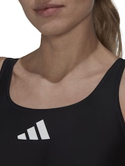 Negro - adidas Traje de baño 3 Bar - Imagen 5 de 7