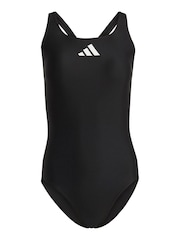 Negro - adidas Traje de baño 3 Bar - Imagen 7 de 7