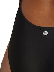 adidas Black 3 Stripe Swimsuit - Image 6 of 7