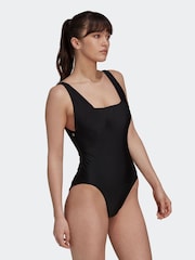 adidas Dark Black Sportswear Adult Iconisea Premium Swimsuit - Image 3 of 7