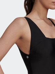adidas Dark Black Sportswear Adult Iconisea Premium Swimsuit - Image 5 of 7