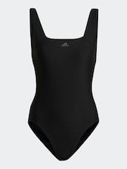 adidas Dark Black Sportswear Adult Iconisea Premium Swimsuit - Image 7 of 7