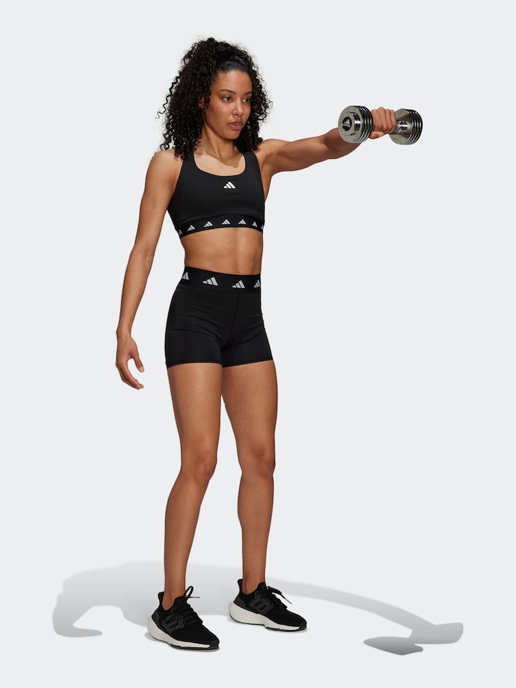 črna - adidas kratke hlače  Techfit - Slika 2 iz 4