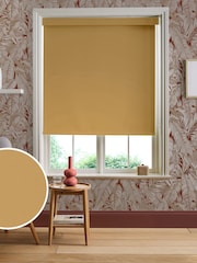 Graham & Brown Yellow Turmeric Made to Measure Roller Blind - Image 1 of 6
