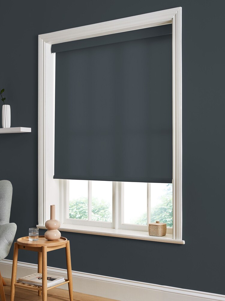 Graham & Brown Black Drama Made to Measure Roller Blind - Image 2 of 6