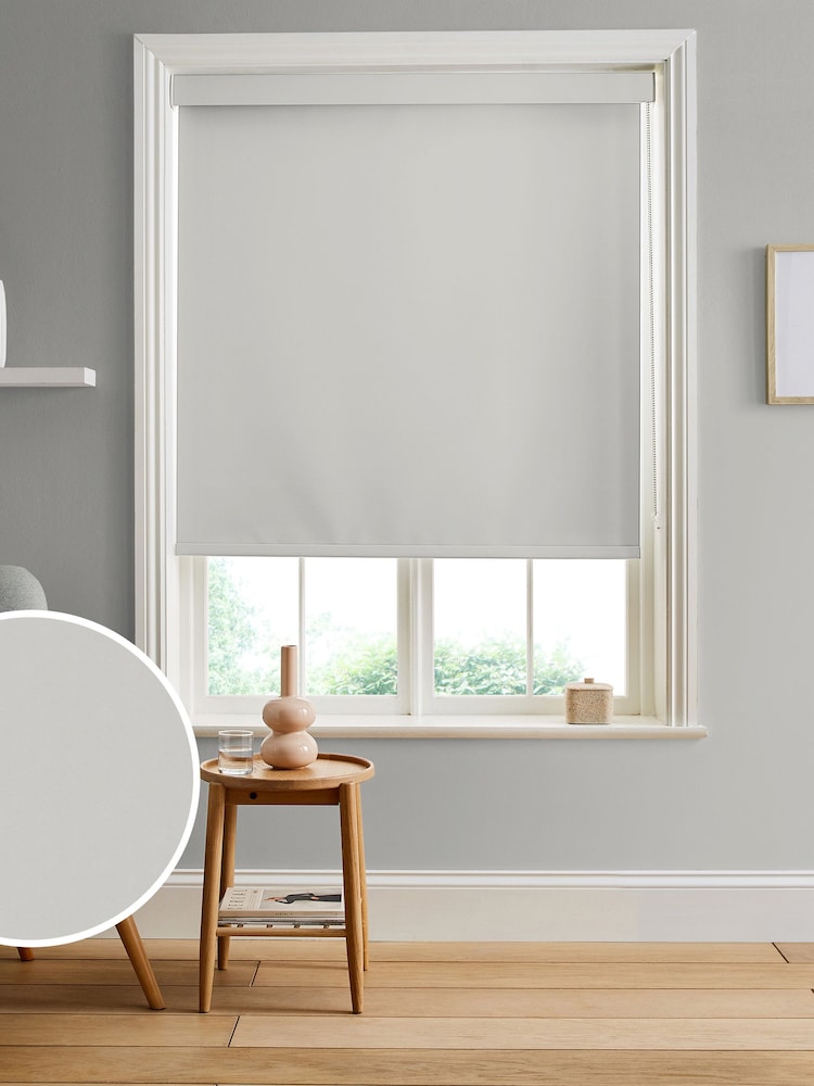 Graham & Brown Grey Barker Made to Measure Roller Blind - Image 1 of 6