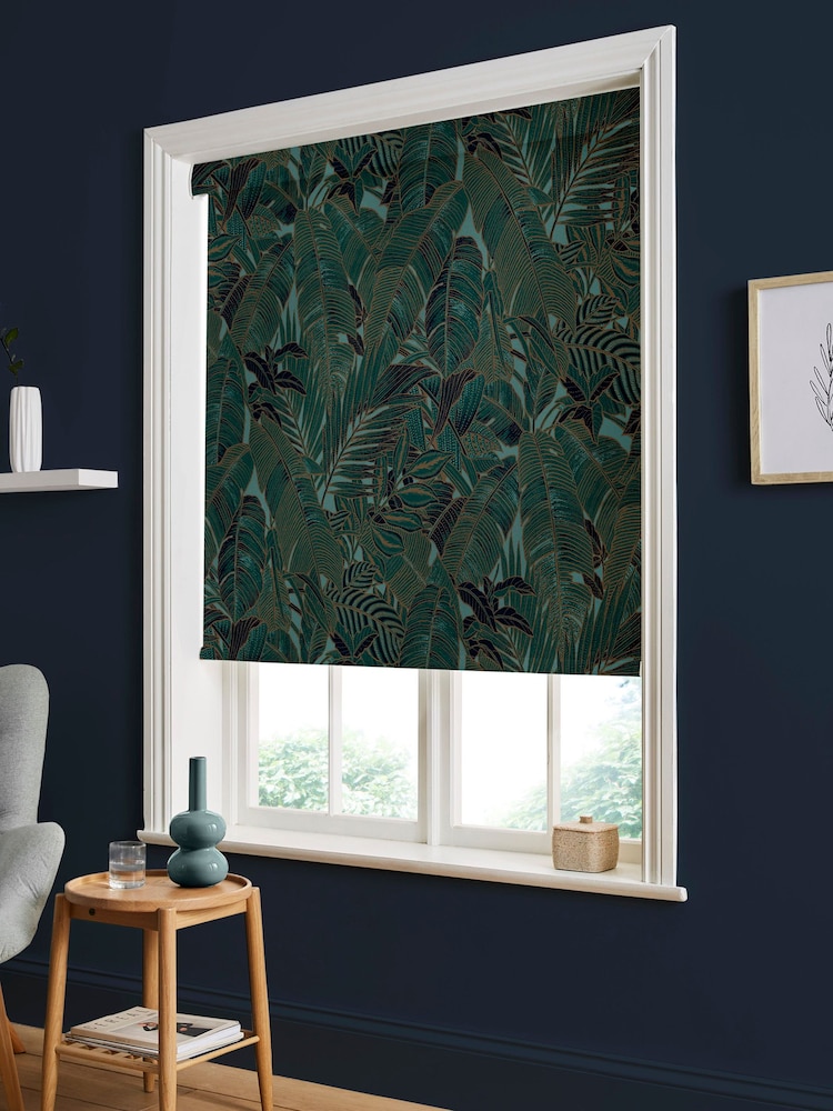 Graham & Brown Green Paradys Made to Measure Roller Blind - Image 2 of 6