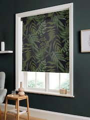 Graham & Brown Fern Black Midsummer Made to Measure Roller Blind - Image 2 of 6