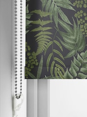 Graham & Brown Fern Black Midsummer Made to Measure Roller Blind - Image 4 of 6