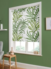 Graham & Brown Lush Green Yasuni Made to Measure Roller Blind - Image 2 of 6