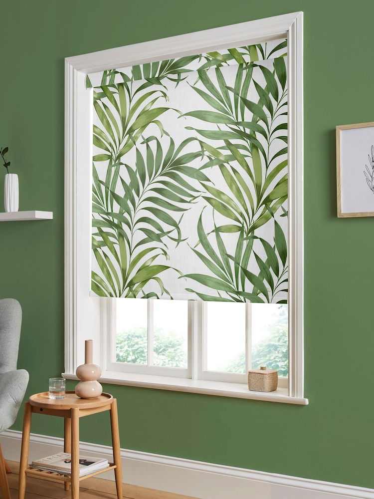 Graham & Brown Lush Green Yasuni Made to Measure Roller Blind - Image 2 of 6