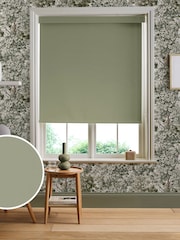 Graham & Brown Green Sage Made to Measure Roller Blind - Image 1 of 6