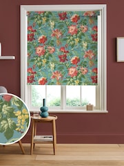 Graham & Brown Botanico Blue Florenzia Made to Measure Roller Blind - Image 1 of 6