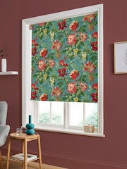 Graham & Brown Botanico Blue Florenzia Made to Measure Roller Blind - Image 2 of 6