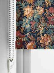 Graham & Brown Dusk Blue Florenzia Made to Measure Roller Blind - Image 4 of 6